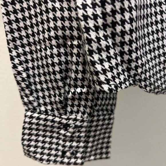 ZARA Trinny Black & White Shirt Blouse Top Size S - Picture 5 of 6